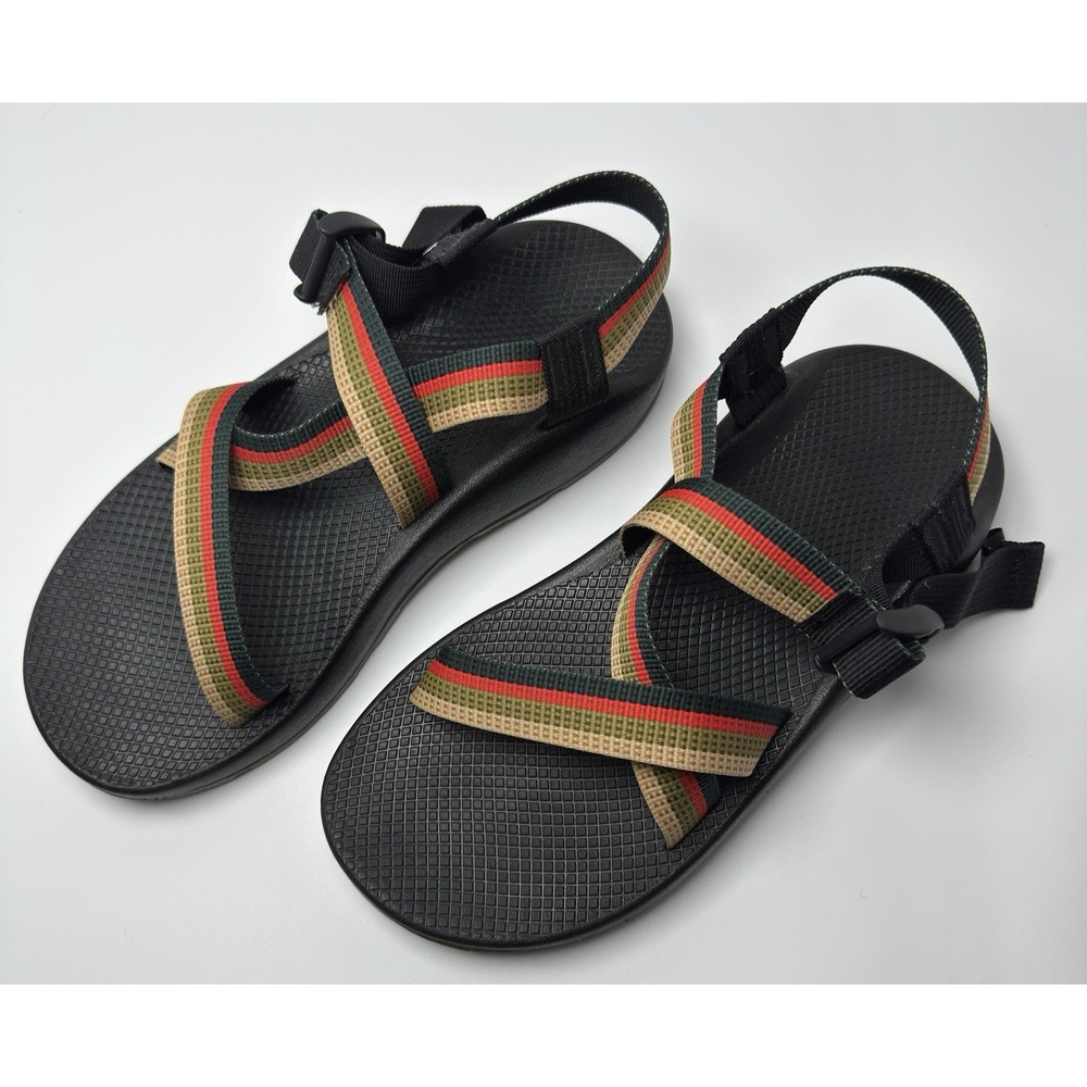 Chaco Sport Hiking Men's Sandals Striped Adjustable Strap Size 10W
